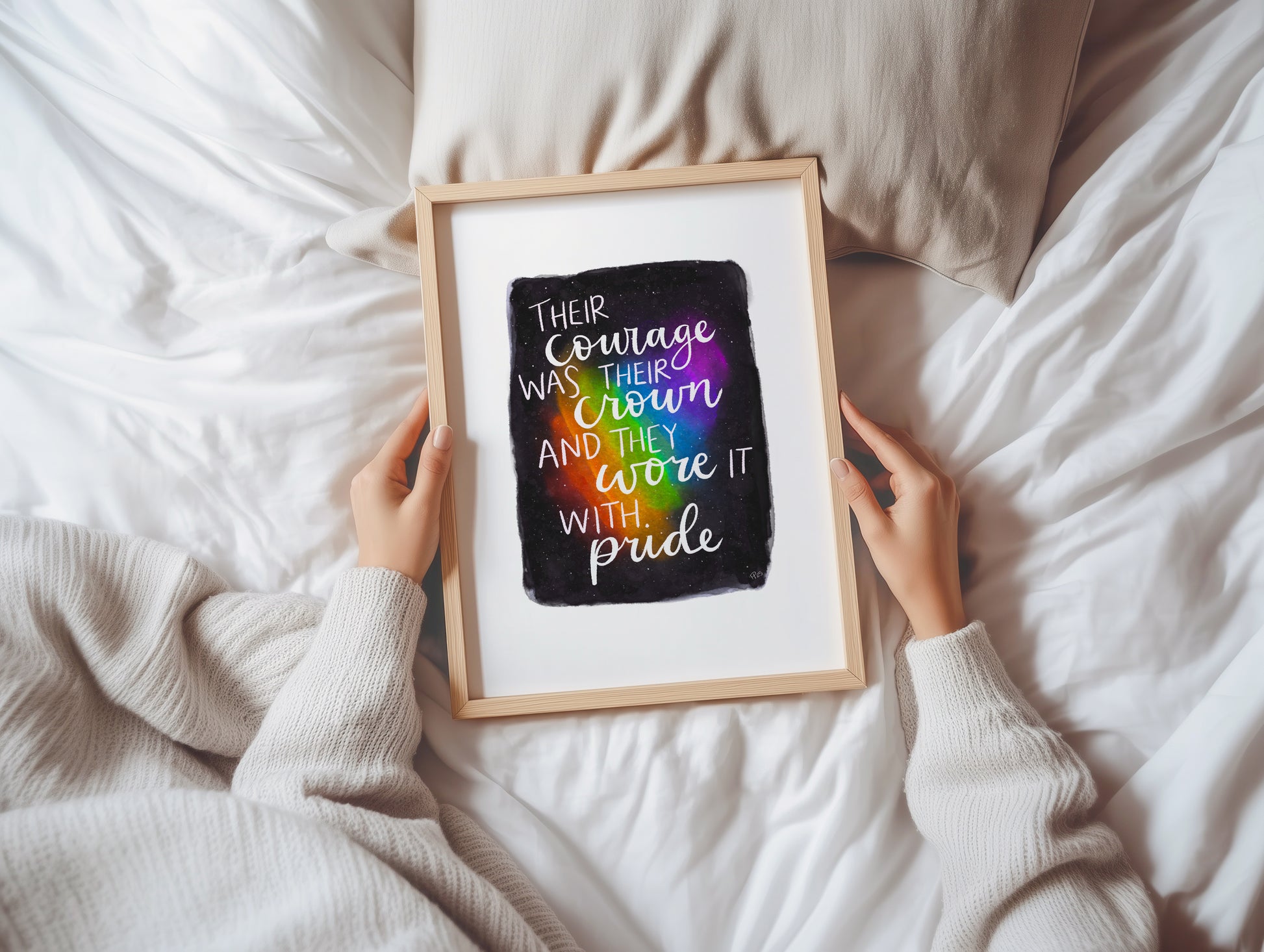 "Their Courage Was Their Crown" - Galaxy Print