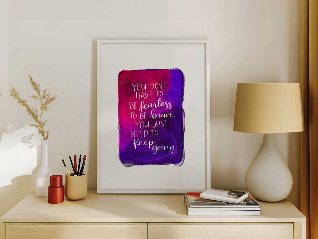 "Fearless" Galaxy print