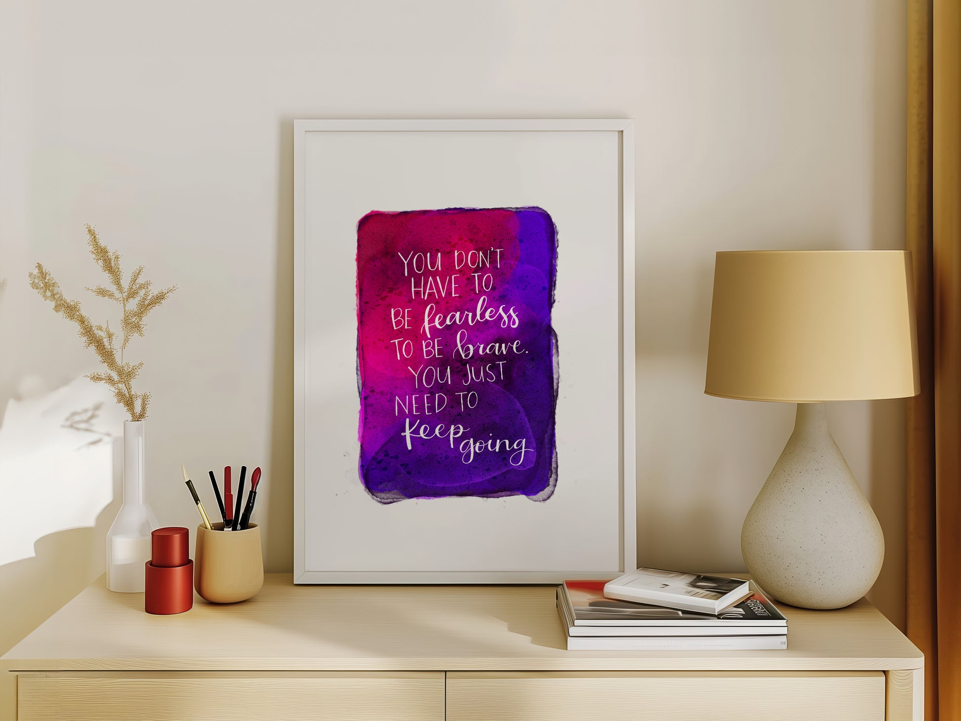 "Fearless" Galaxy print