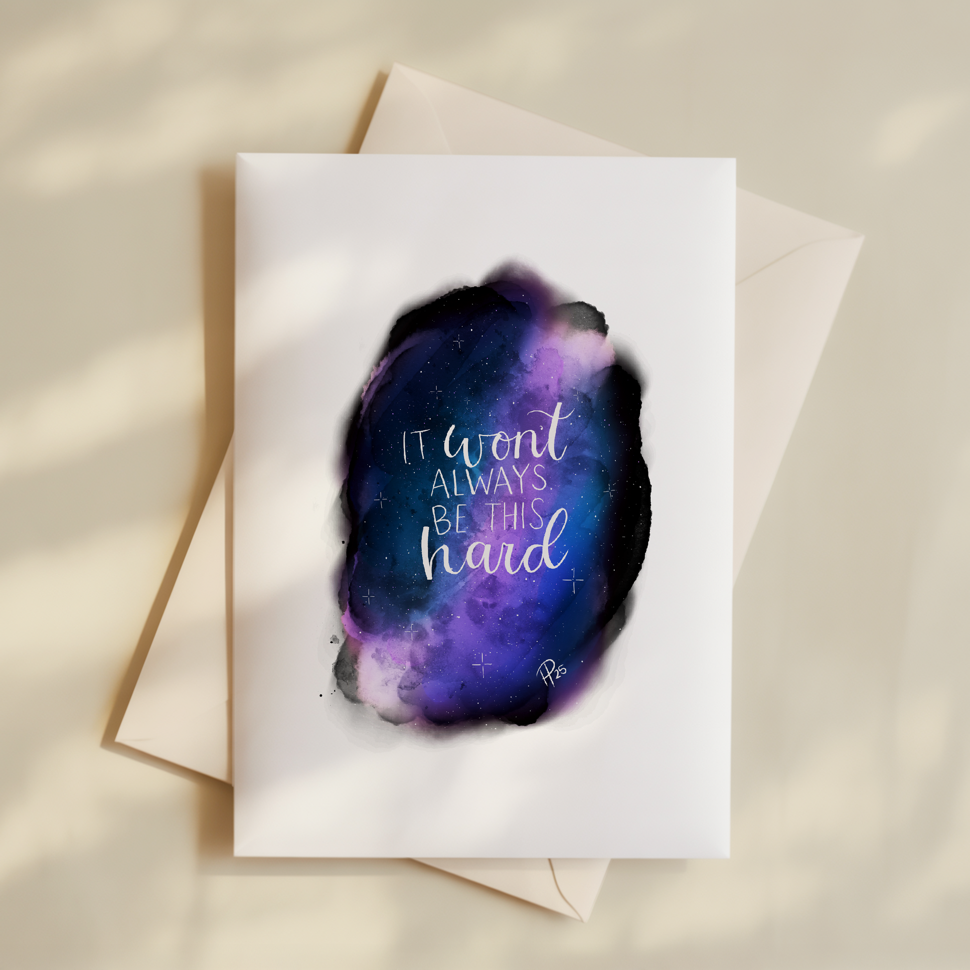 "It won't always be this hard" - Card