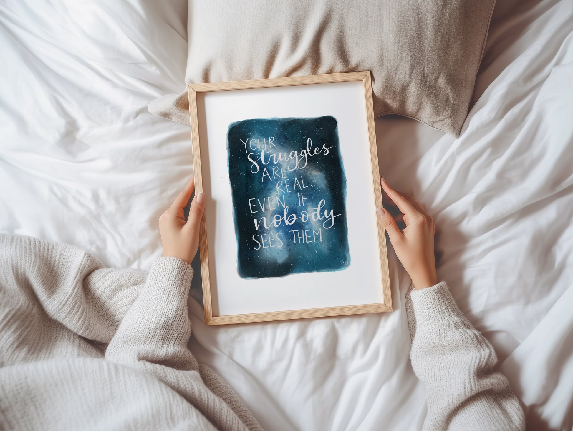 "Your Struggles Are Real" - Galaxy Print