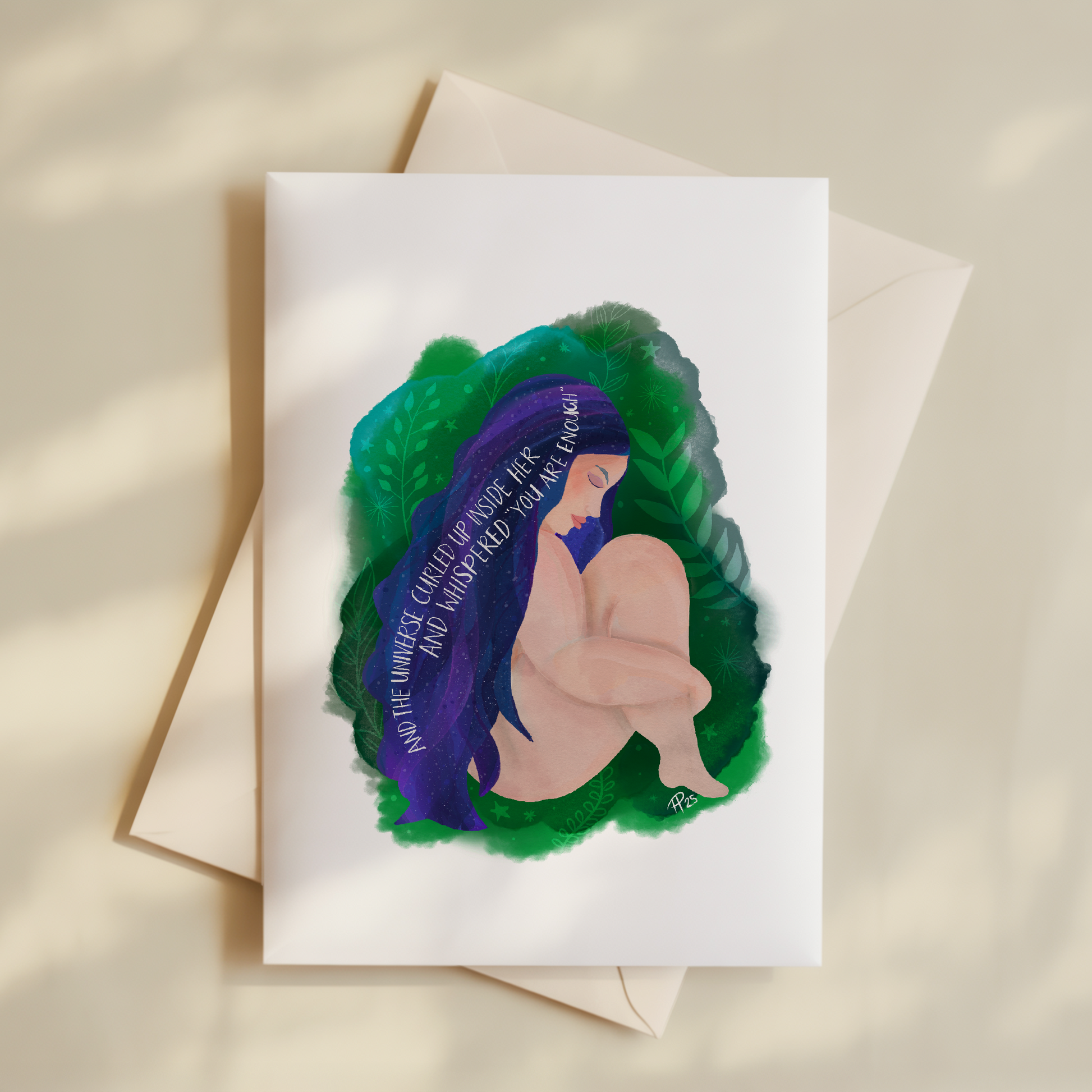 "The Universe Whispered" - Card
