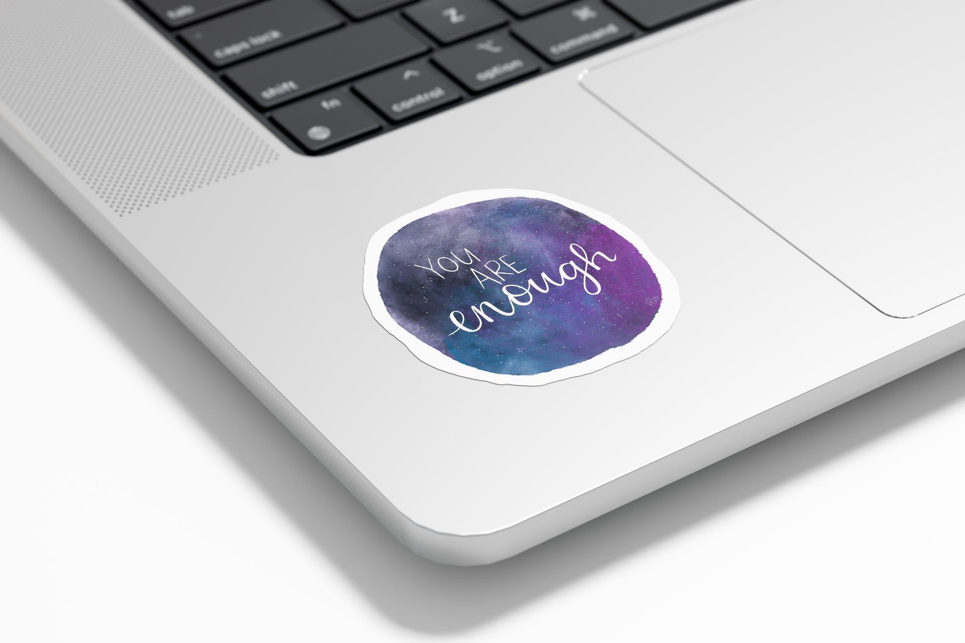 "You Are Enough" Blue Galaxy Sticker – 10cm